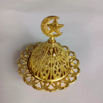 Factory Price Incense Burner Hollow Golden Tower Burner Arab Style