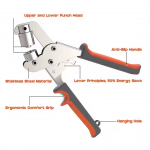 Portable Effortless Handheld Installation Eyelets Button Pliers