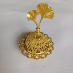 Factory Price Incense Burner Hollow Golden Tower Burner Arab Style